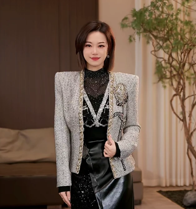 【冬日女主】Molly 百搭时尚气质显瘦轻奢优雅 外套 M2530053