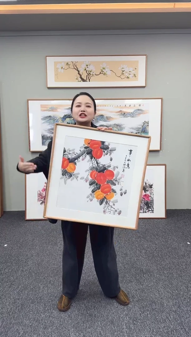 国画事事如意60*60