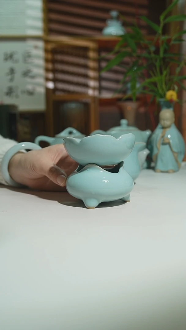 天青珑匠莲花茶滤安全发货