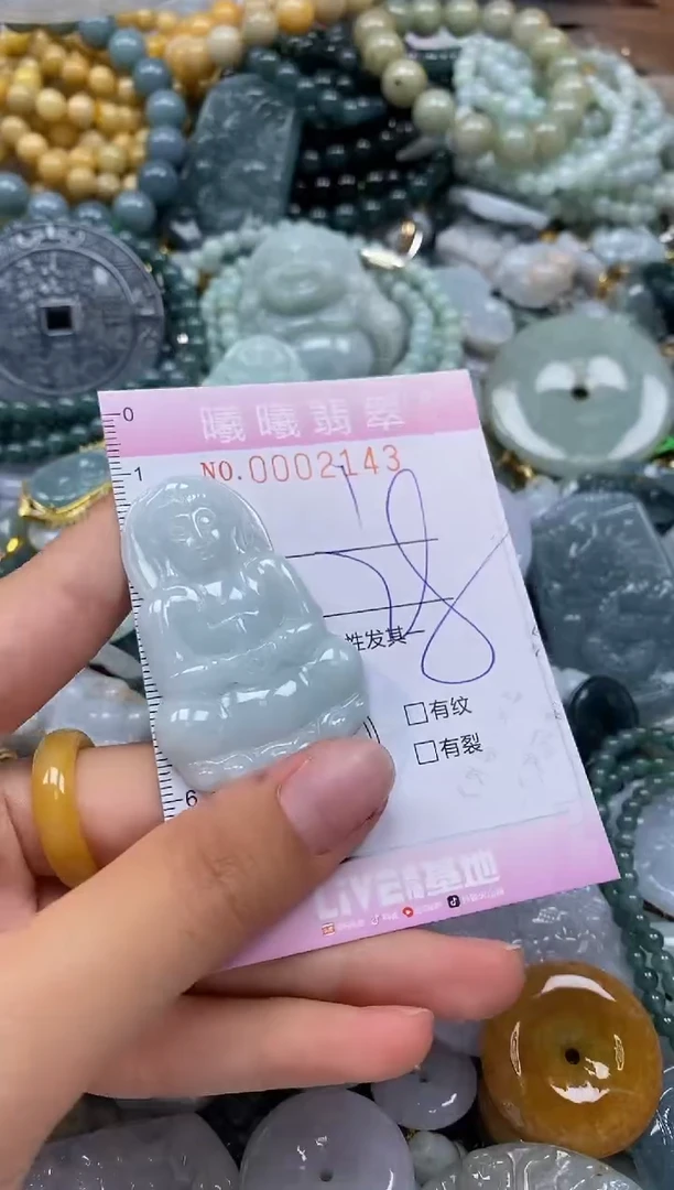 翡翠未镶嵌颈饰闪购0002143