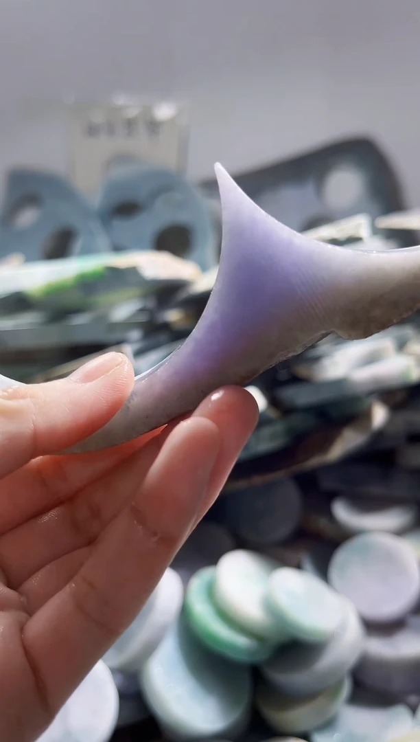 翡翠裸石缅甸翡翠A货柠3474