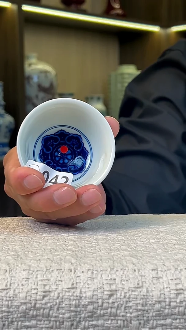 瓷片那*候景德镇毛仔柴窑杯