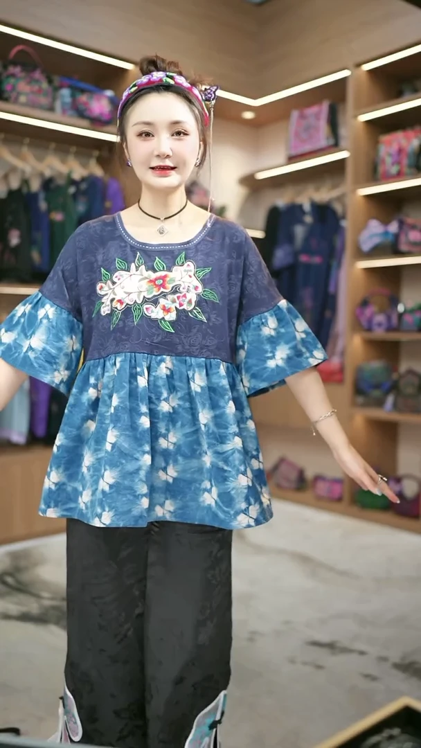 织绣L612衣服黔东南苗族刺绣