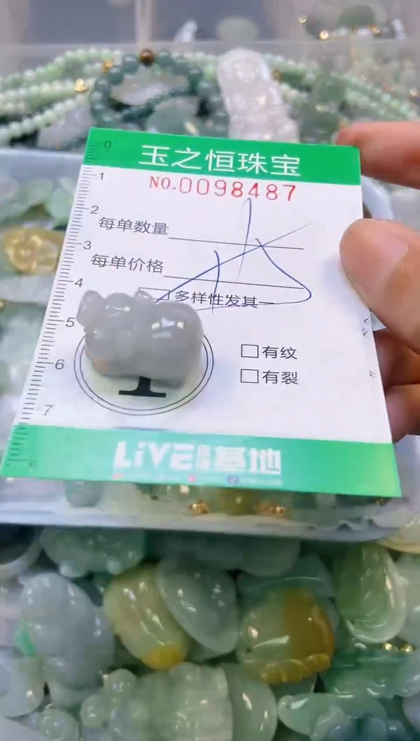 翡翠未镶嵌颈饰闪购0098487多样性发其一