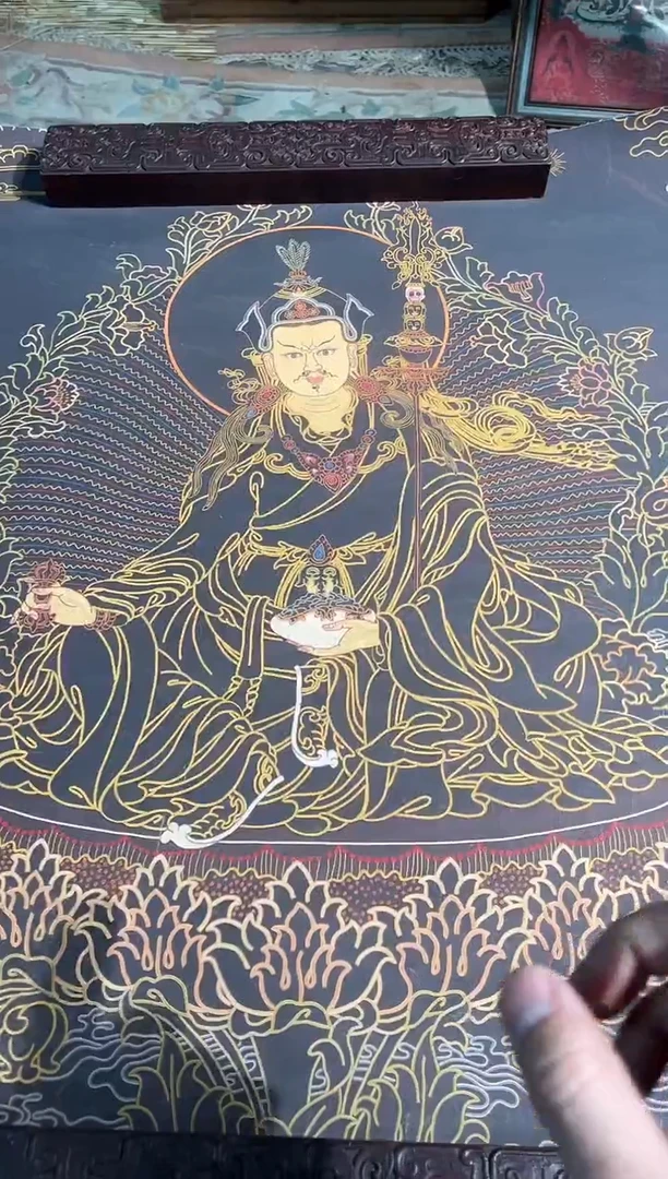 卷轴画路路的唐卡tk160