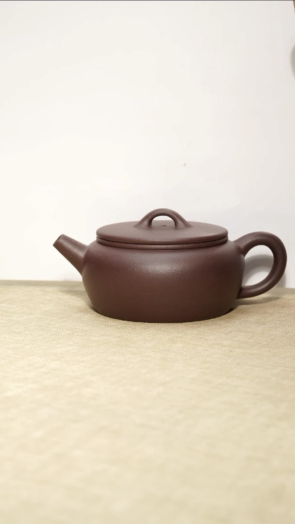 茶壶紫泥大彬诗意200毫升瑕疵壶