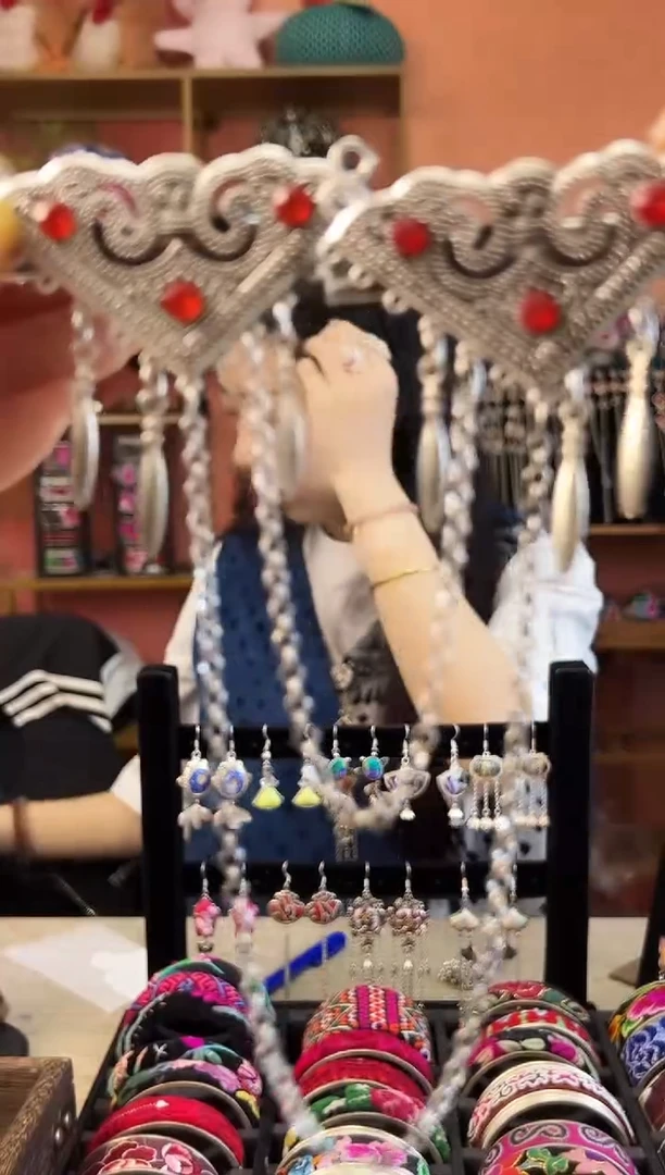 织绣艺枝独绣老绣饰品190