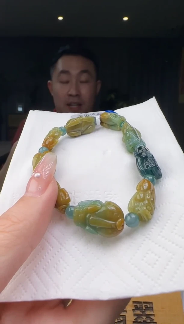 【闪购商品】翡翠手串未镶嵌多样性发一MM@@960Q3J07642