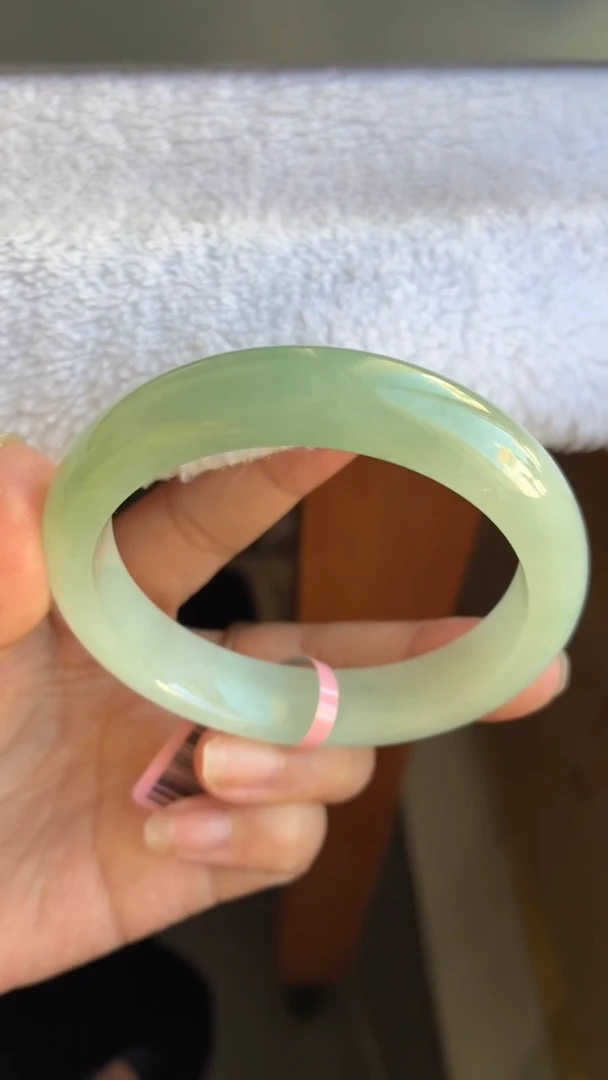 未镶嵌手镯翡翠（冰胶半山水）30号