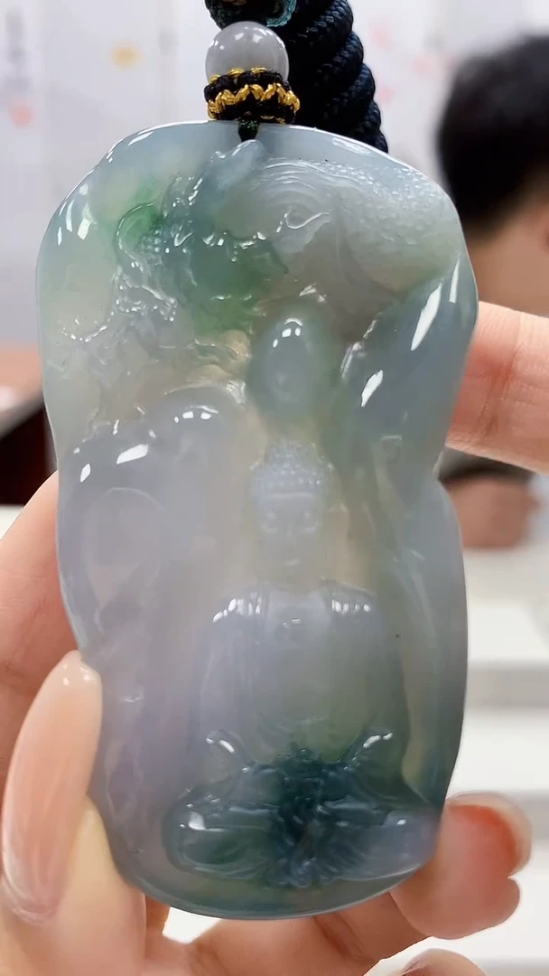 定制翡翠未镶嵌4917xx-毛货挂件83