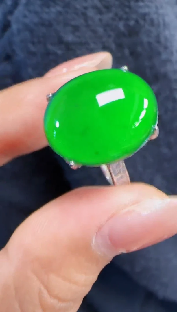 未镶嵌定制翡翠翡翠戒指121