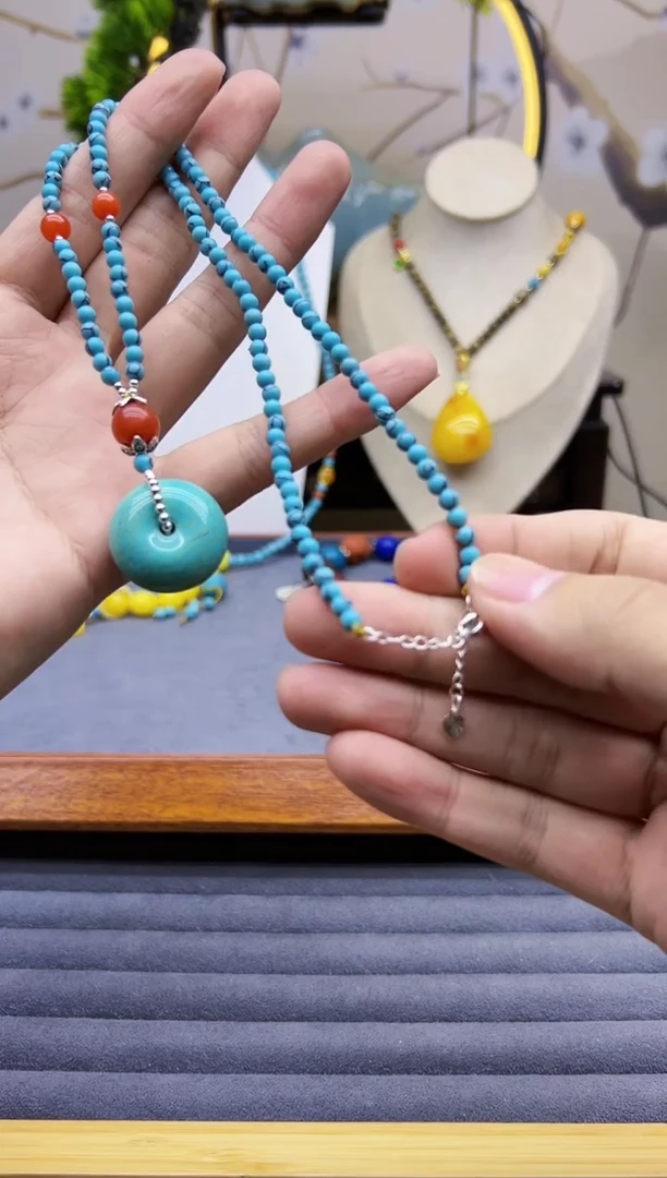 【闪购商品】玛瑙/玉髓颈饰银S925镶嵌x149````````