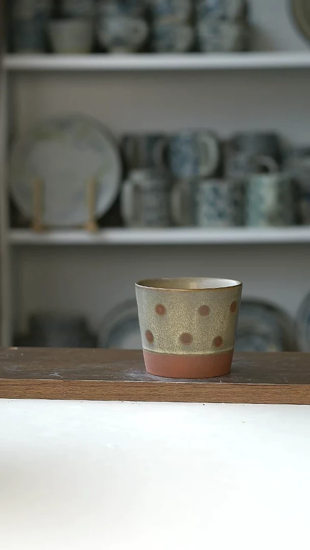 P***o曲奇燕麦釉红波点240ml@4-2@