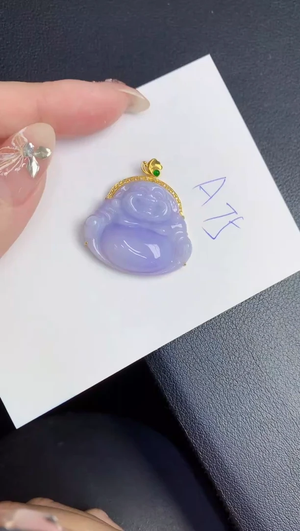 【闪购商品】翡翠颈饰18K金镶嵌0000000000