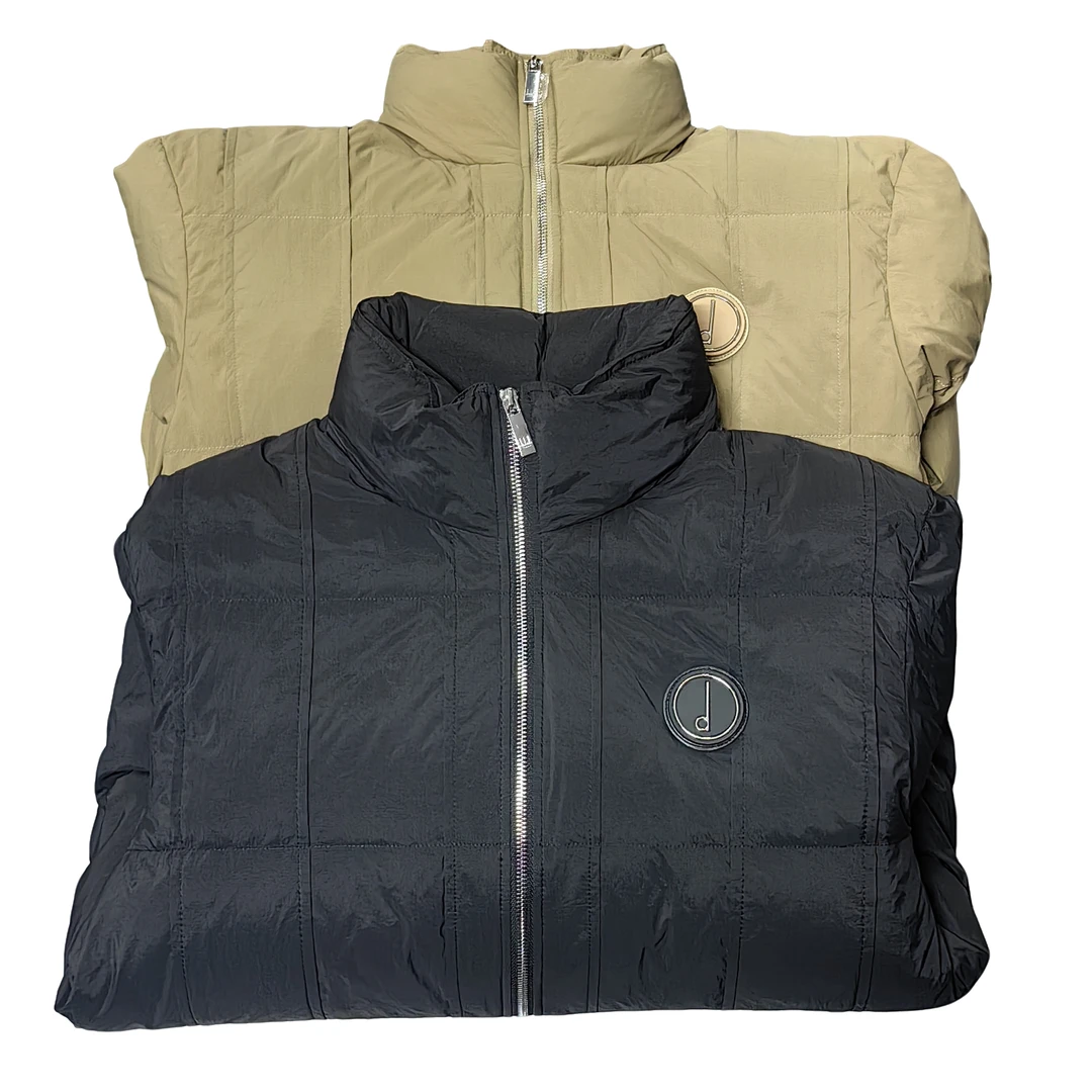 J247【皇冠家】新款商务男士鹅绒服#24686黑色/卡其