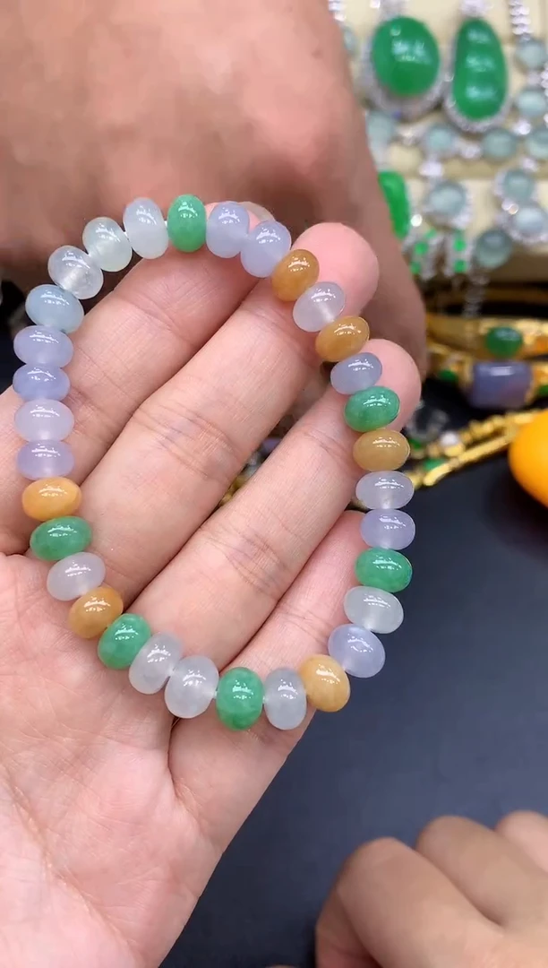 未镶嵌手串翡翠86-中国好珍宝