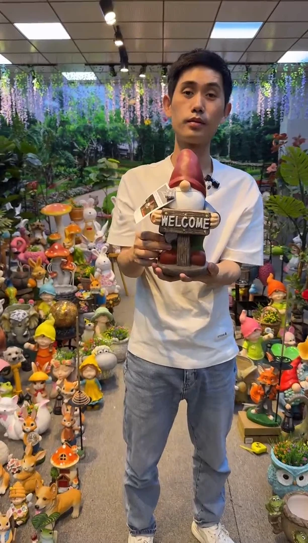 无花朵花园庭院摆件&00&