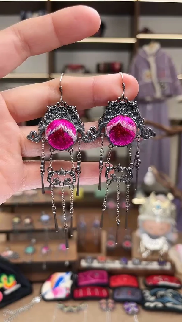 织绣1937黔东南苗族刺绣