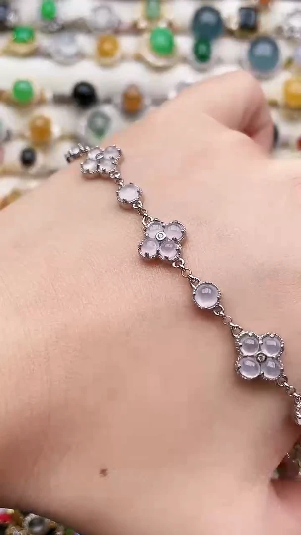 银S925镶嵌戒指翡翠80