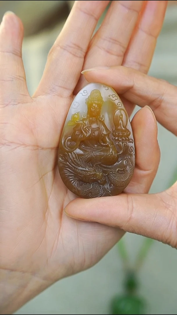 吊坠(不含链)未镶嵌和田玉和田玉吊坠