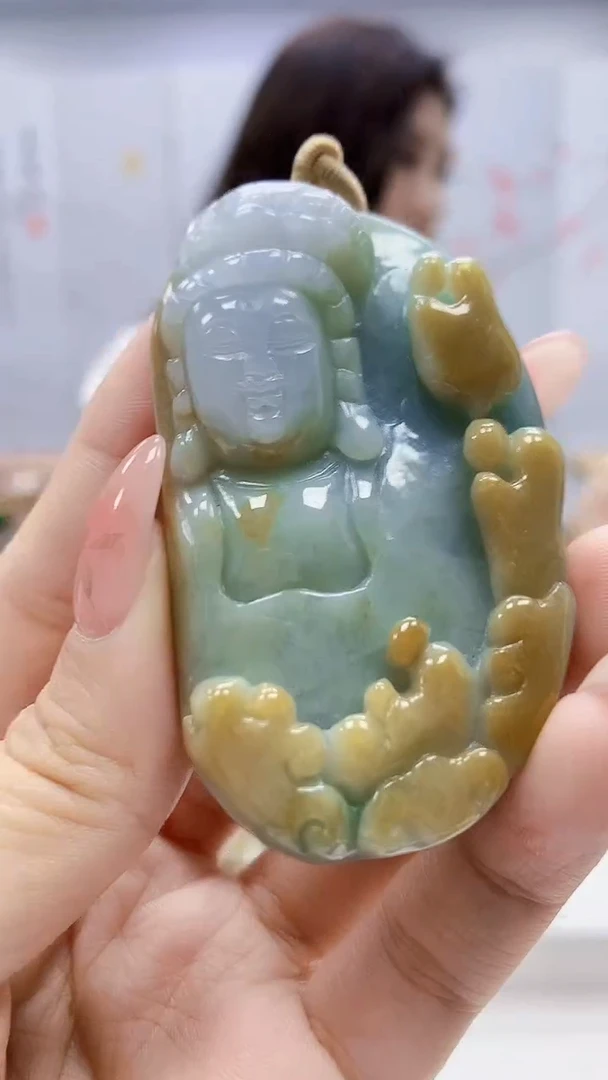 未镶嵌定制翡翠4829ty-毛货挂件149