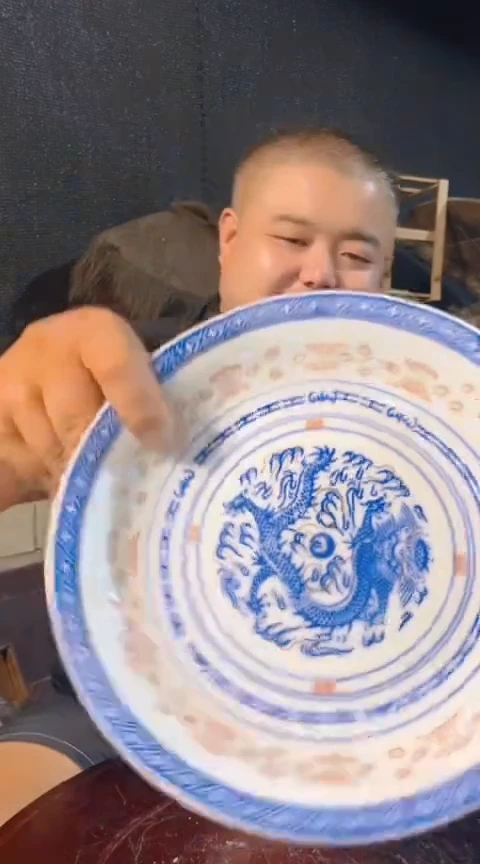 摆件景德镇陶瓷青花摆件25