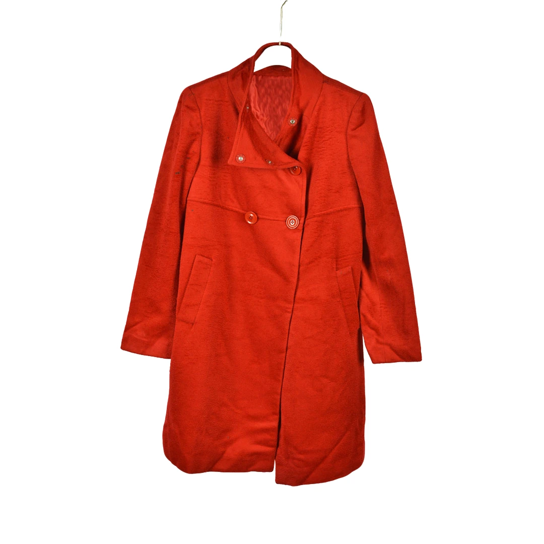 【Y专柜捡漏】女装SLDEC-大衣0891-枣红