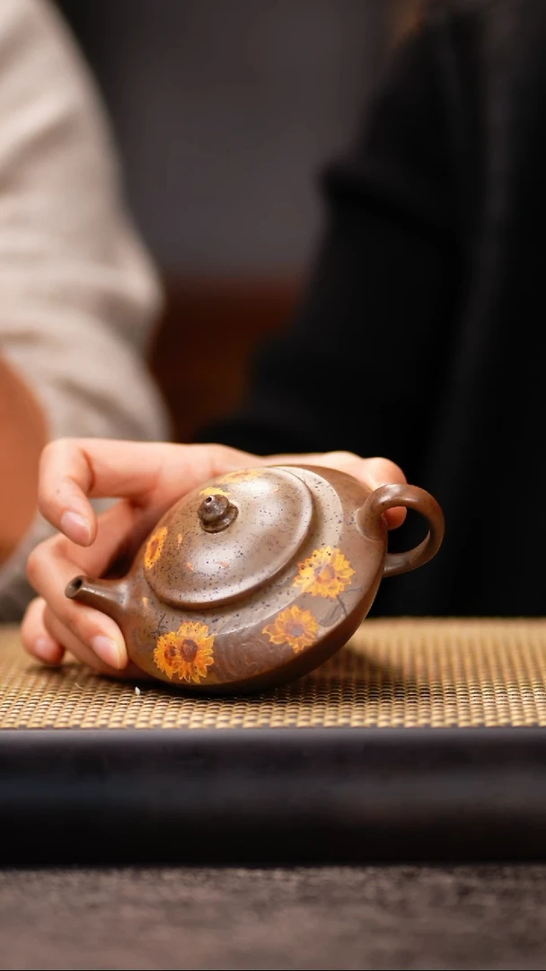 ZCY72本绿柴烧向日葵寒江