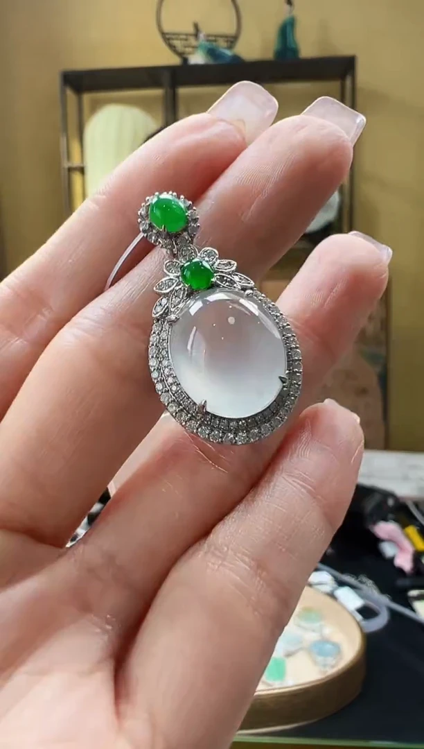 【闪购商品】翡翠颈饰18K金镶嵌DFZ0211-71