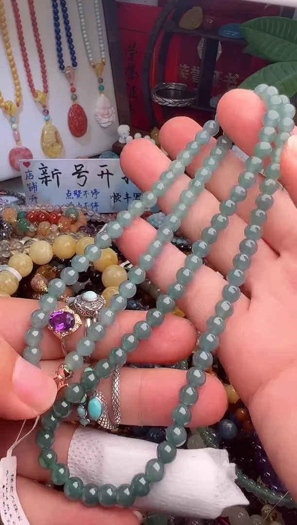 未镶嵌手链翡翠三* （一物一件）006456
