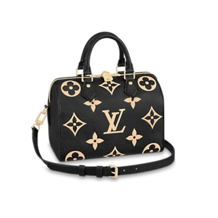 99新 LouisVuitton/路易威登 【诗诗】sp25肩带款全皮压纹款/98