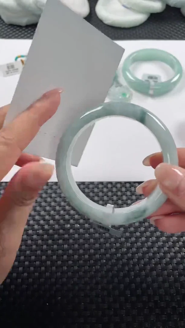 未镶嵌手镯翡翠基地发货H0869 56+