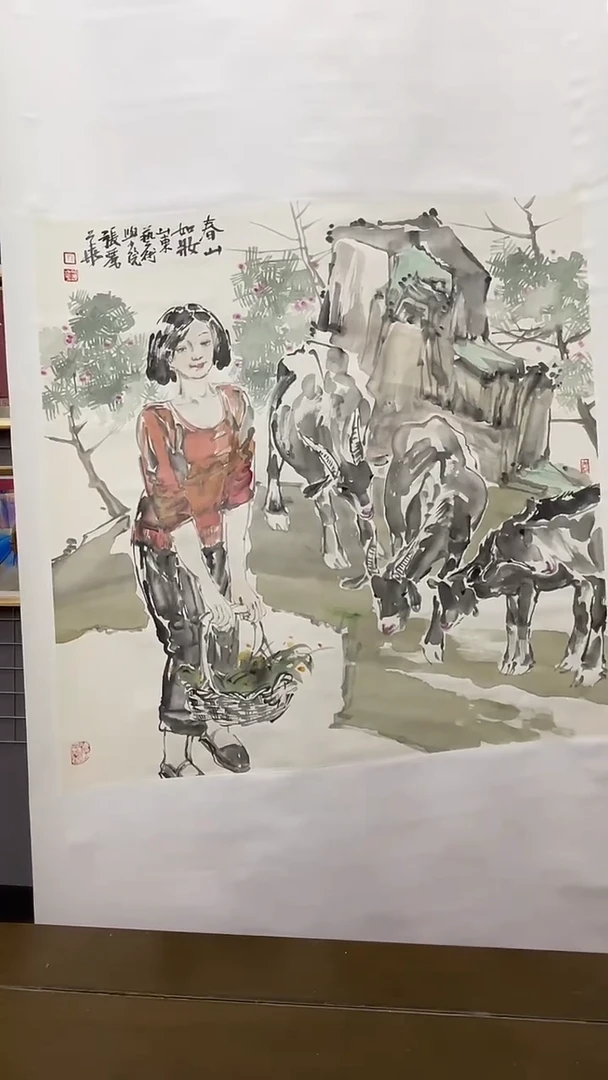 国画张丽华国画作品《轴》