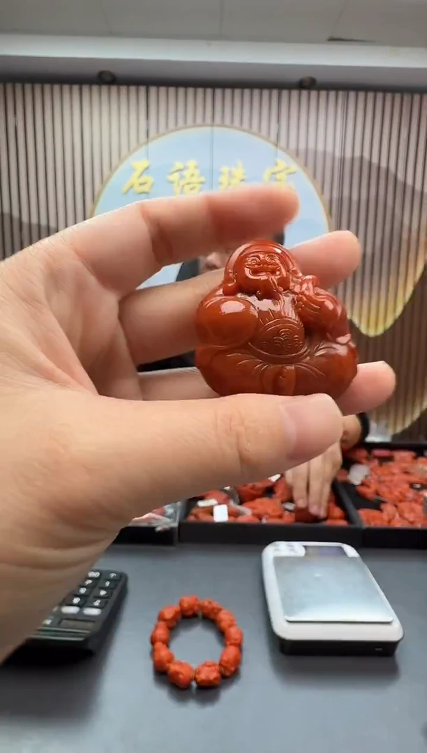 未镶嵌雕刻南红玛瑙067ZB1229产品一个