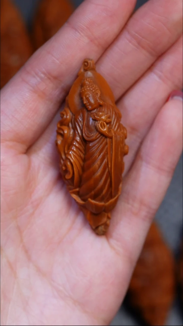 【闪购商品】橄榄核其他宋水官生肖猪阿弥陀佛