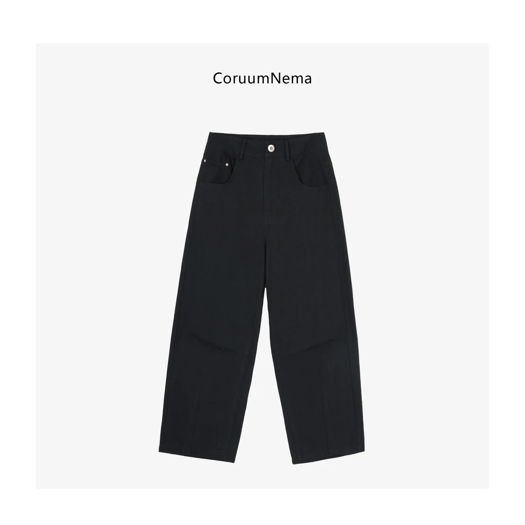 CoruumNema【萝卜裤】休闲超薄百搭简约休闲裤180422
