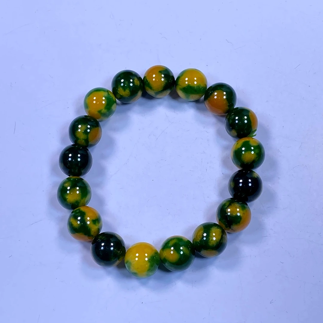 黄绿12mm手串发一条C52