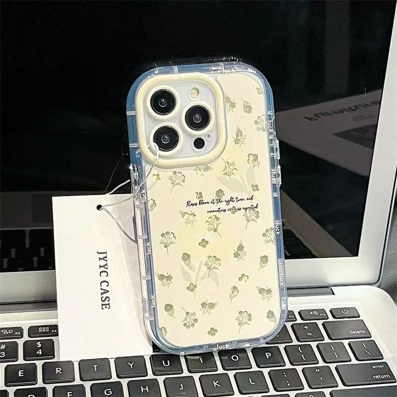 小碎花适用苹果iphone小米15/14/13pro防摔vivo华为oppo手机壳