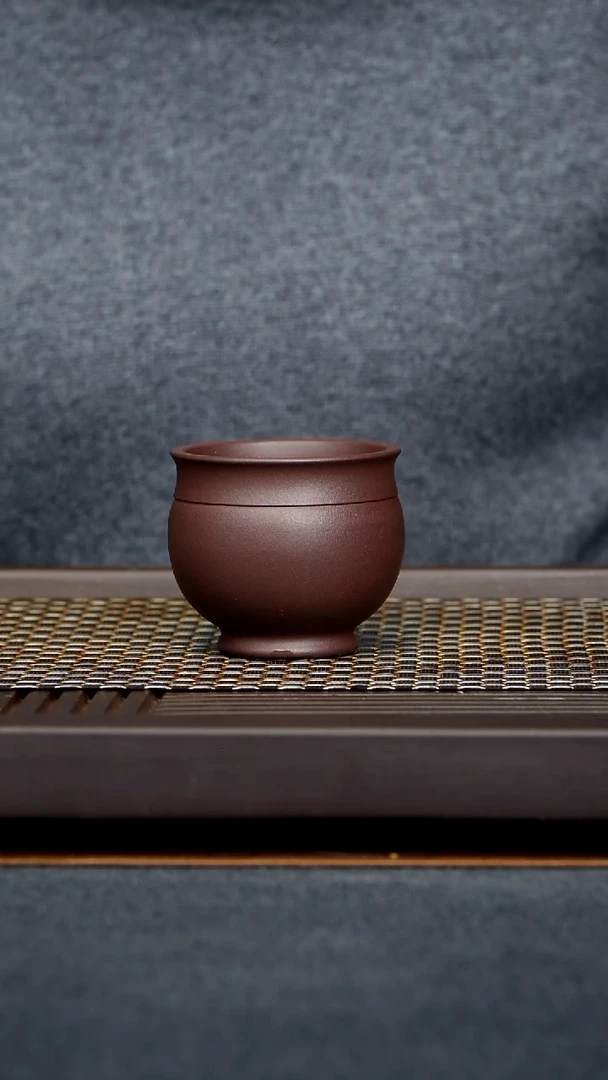 茶杯紫砂缸杯黄龙山原矿零添加大亨泥全手工制作170毫升