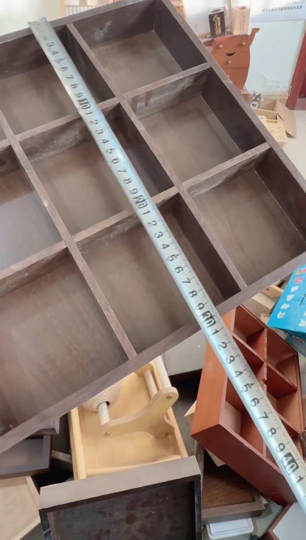 胡桃色九宫格微瑕疵拍下不退不换无售后