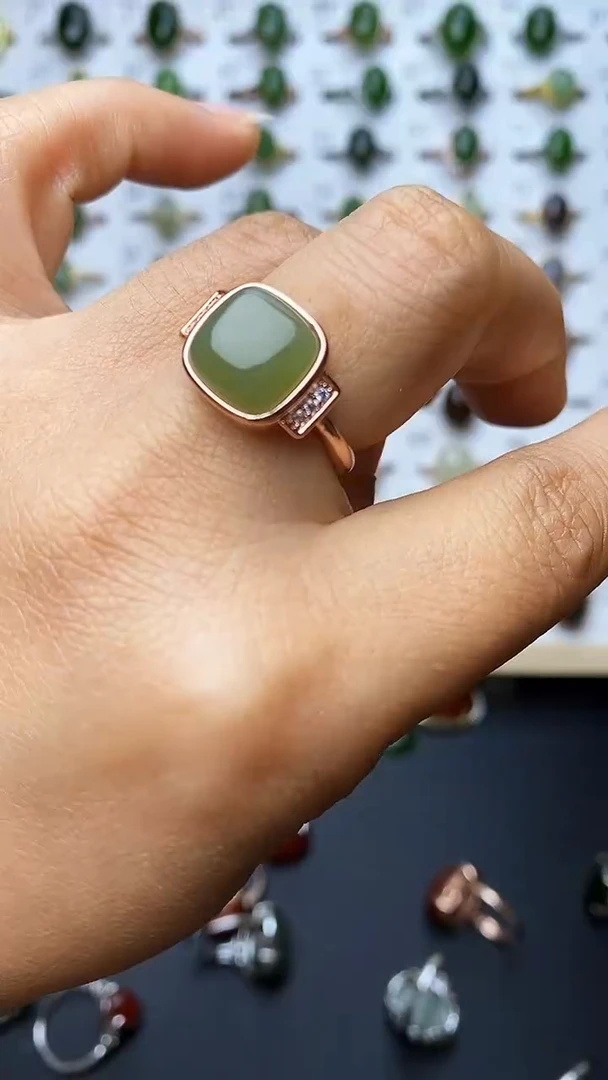 【闪购商品】和田玉戒指未镶嵌1