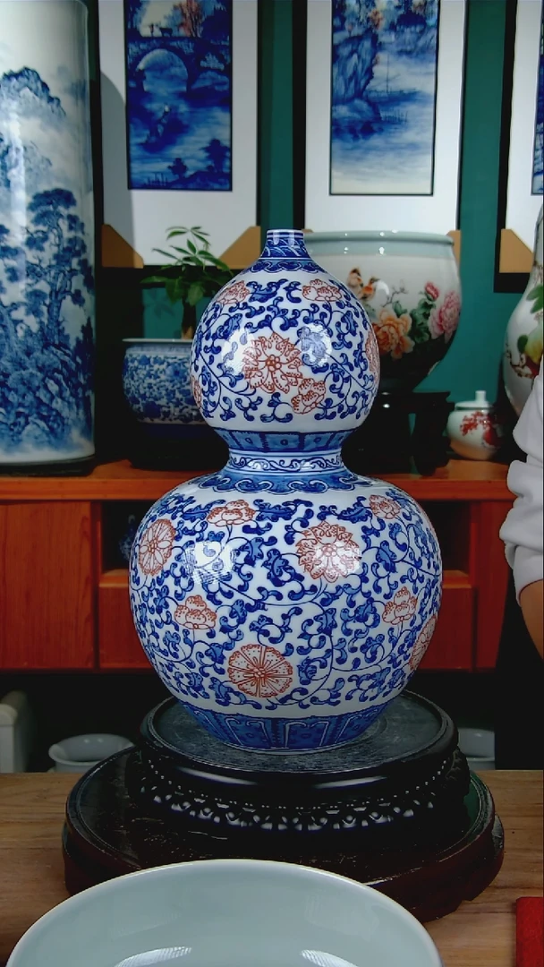 摆件景德镇手绘陶瓷888