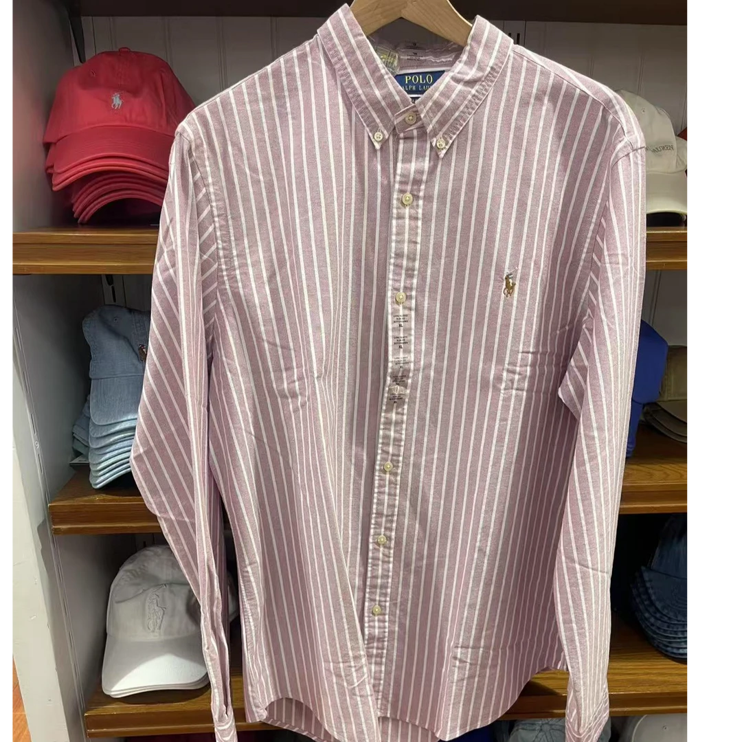 Polo Ralph Lauren拉夫劳伦男款修身款长袖衬衫710924407002