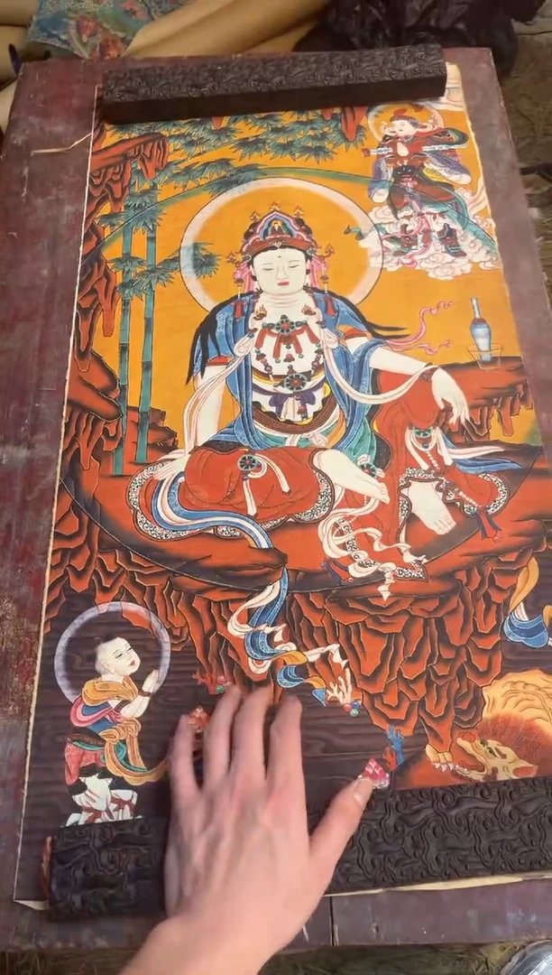 卷轴画大朱画院老六专属AA90