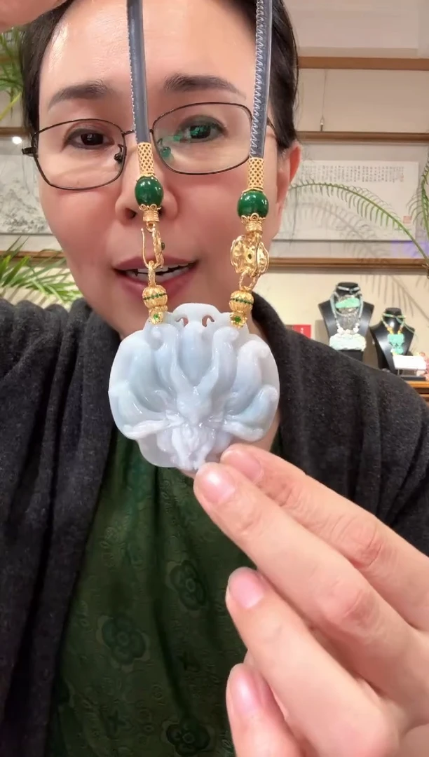 【闪购商品】翡翠颈饰未镶嵌国风