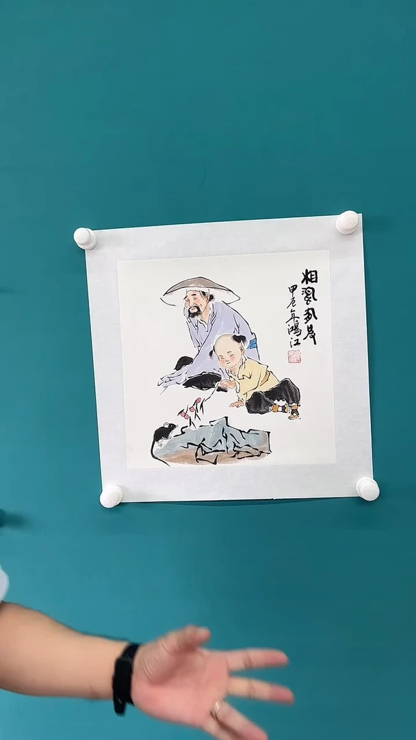 国画陈鸿江国画作品1