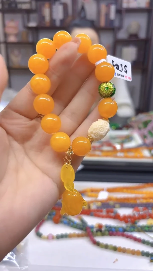 【闪购商品】蜜蜡手链未镶嵌DIY款S545