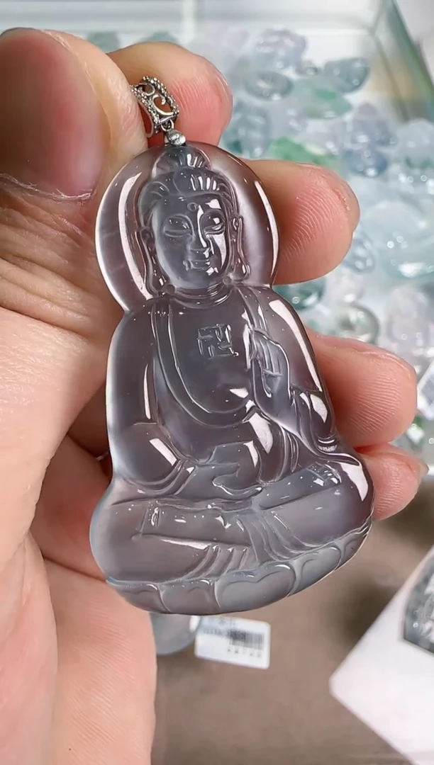 【闪购商品】翡翠吊坠(不含链)18K金镶嵌··多样性发货