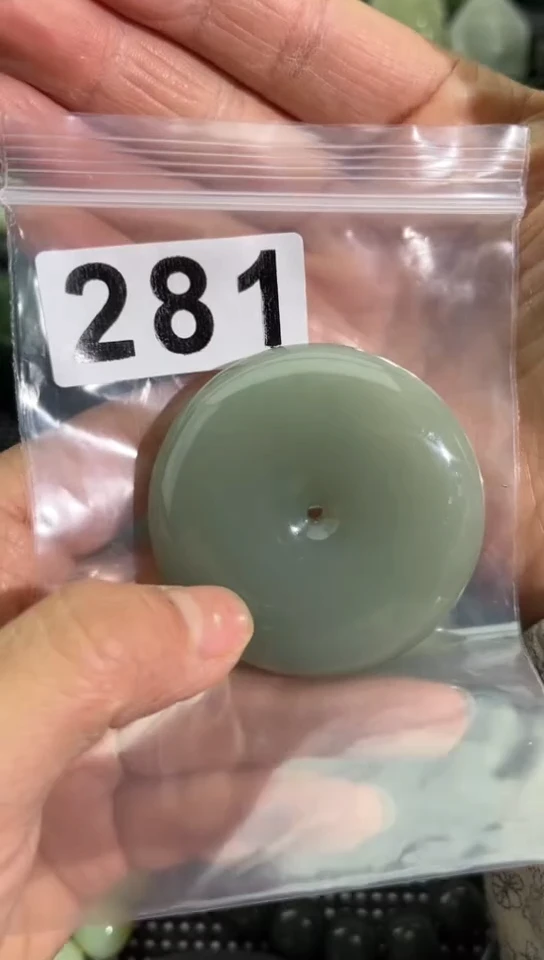 未镶嵌和田玉珠宝半成品扣子