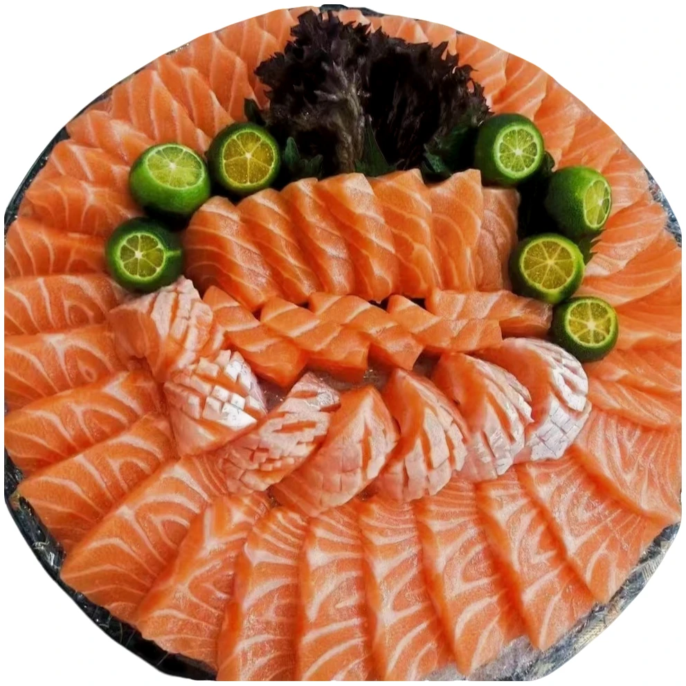 【冰鲜现切】挪威进口三文鱼肉刺身300克（切好配冰盘）